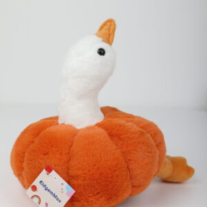 Kidgemmax Goose in a Pumpkin Plush: Hilariously Cute and Huggable!